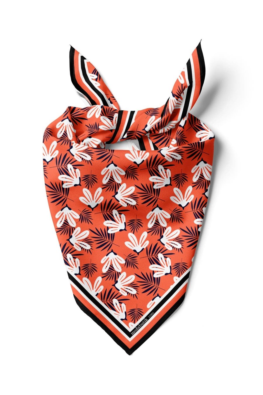 Violla F66 MODERN FLOWERS TASARIMLI BANDANA  DG11984