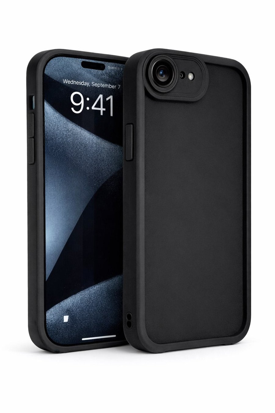 iPhone 16E / 17E Kılıf – Kamera Çıkıntılı – Mat Silikon Telefon Kılıfı