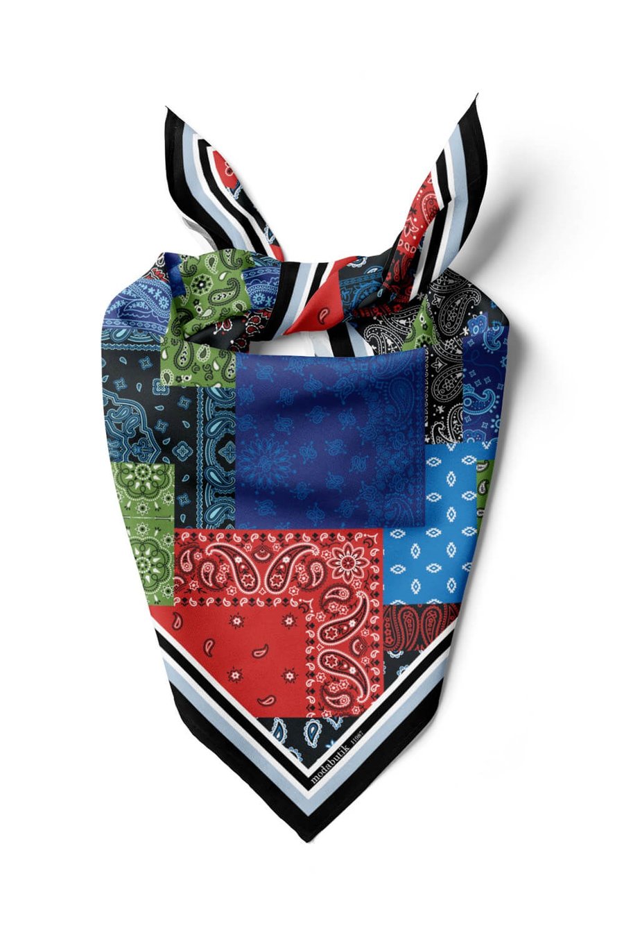 Violla F76  PATCHWORK  ŞAL DESENLİ BANDANA  DG11987