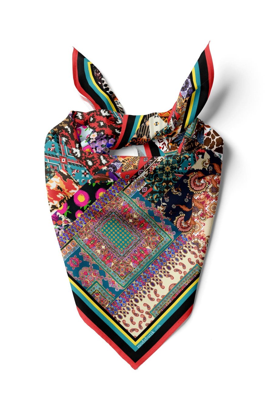 Violla F102 ETNIK PATCWORK TASARIMLI BANDANA DG11976