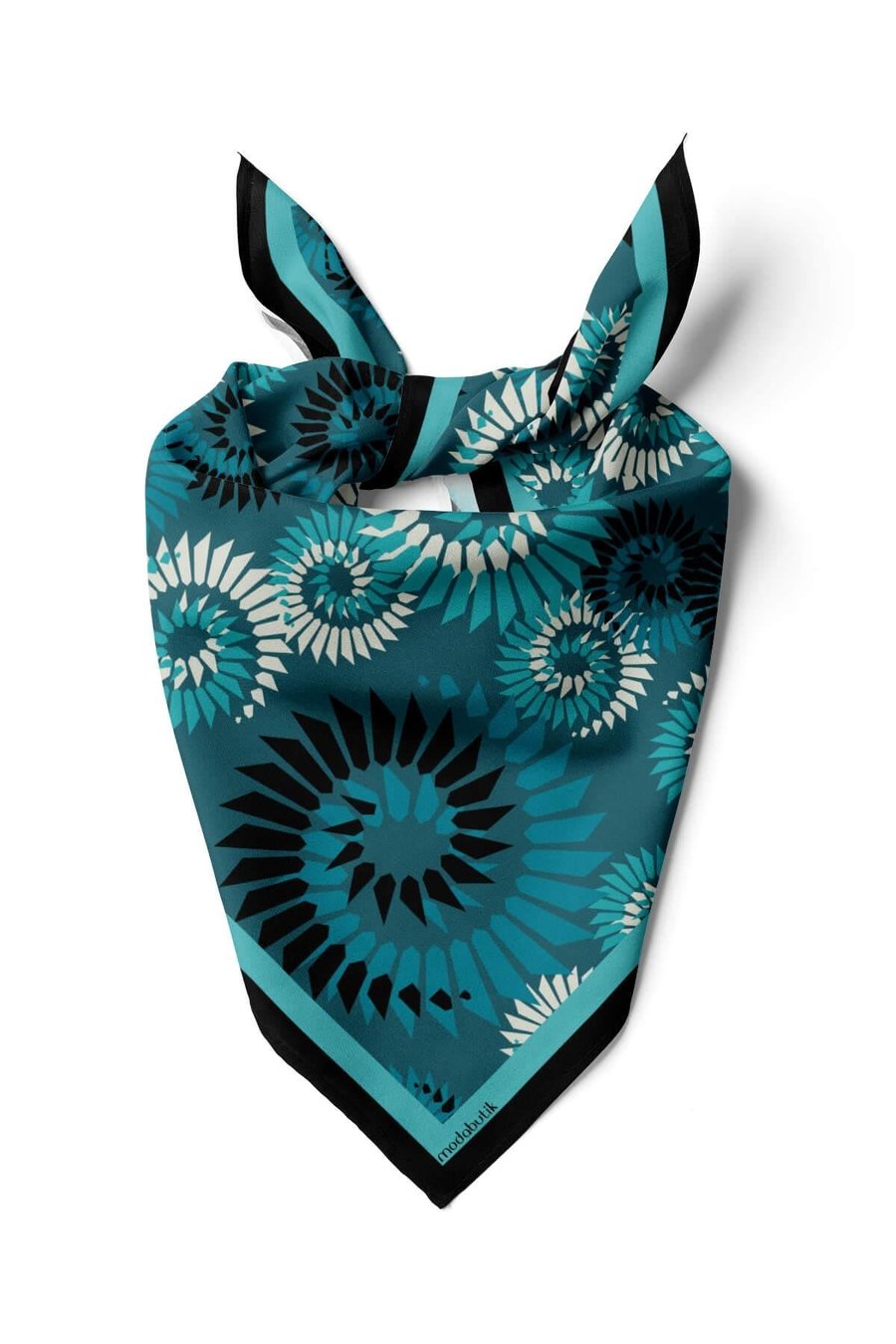 Violla F63 Kadın Yakamoz Desenli 50x50 Bandana HYL DG0846-22