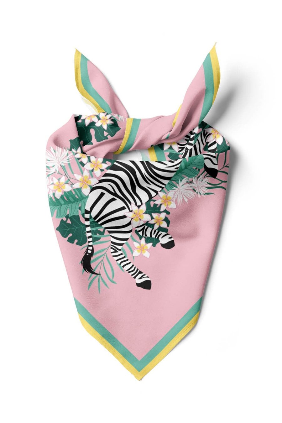 A39 Violla Zebra Desenli Bandana