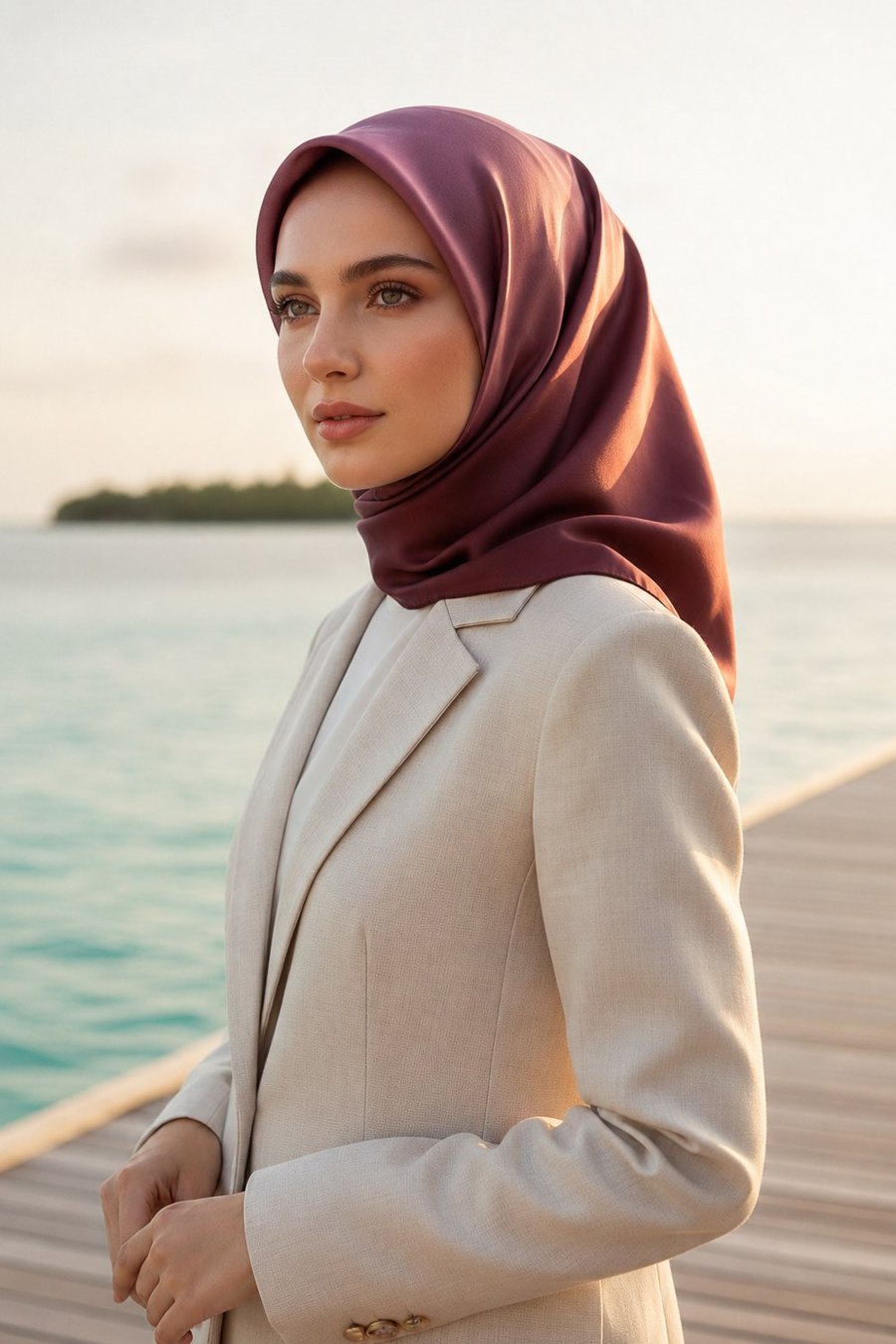 % 57 İPEK % 43 VİSKON Twill İpek Degrade Desenli Soğan Kabuğu Renkli 90x90 Eşarp Dikim Şekli : El Dikişi