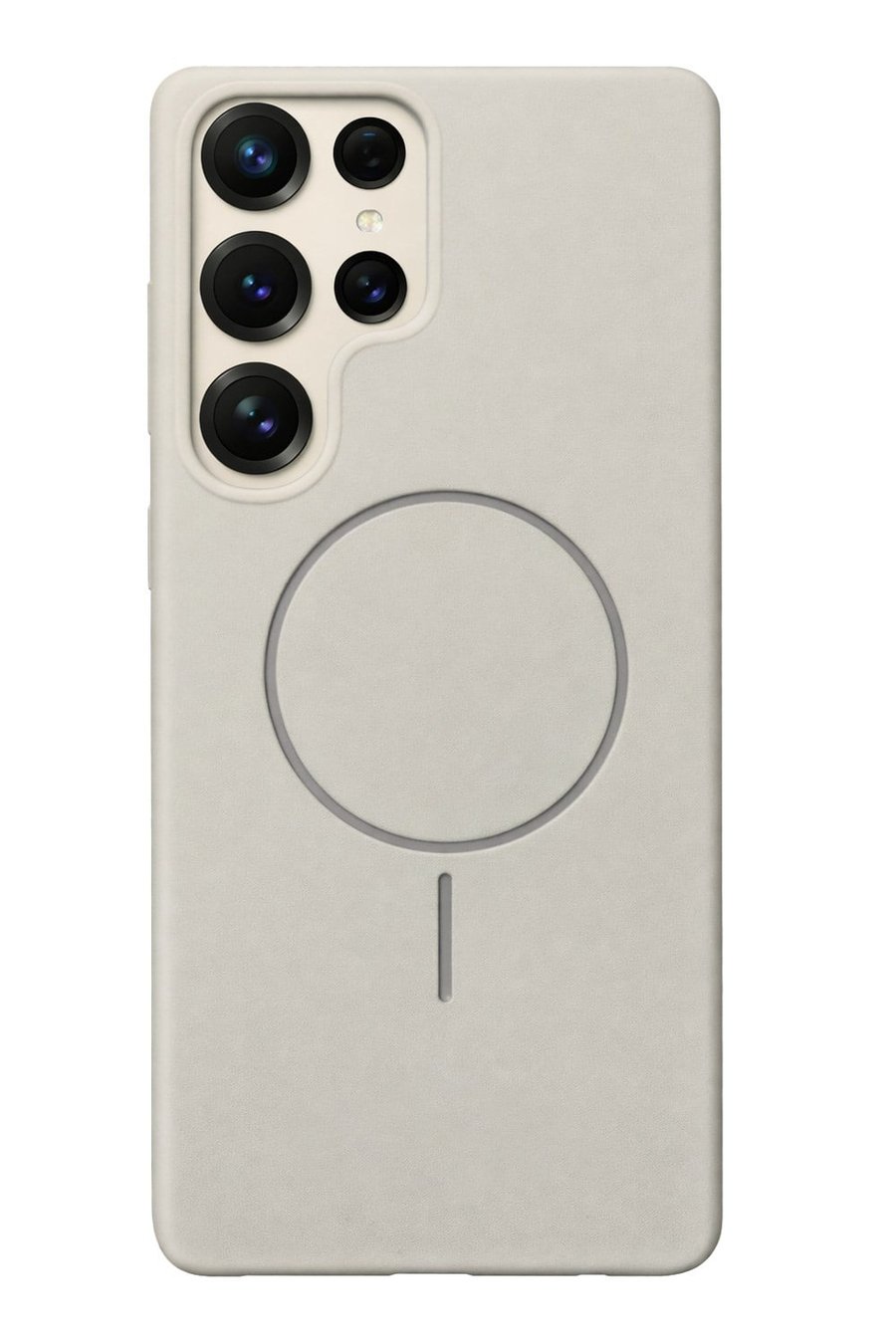 Samsung Galaxy S25 Ultra Kılıf – İçi Kadife – MagSafe Uyumlu – Taş Renk – Telefon Kılıfı
