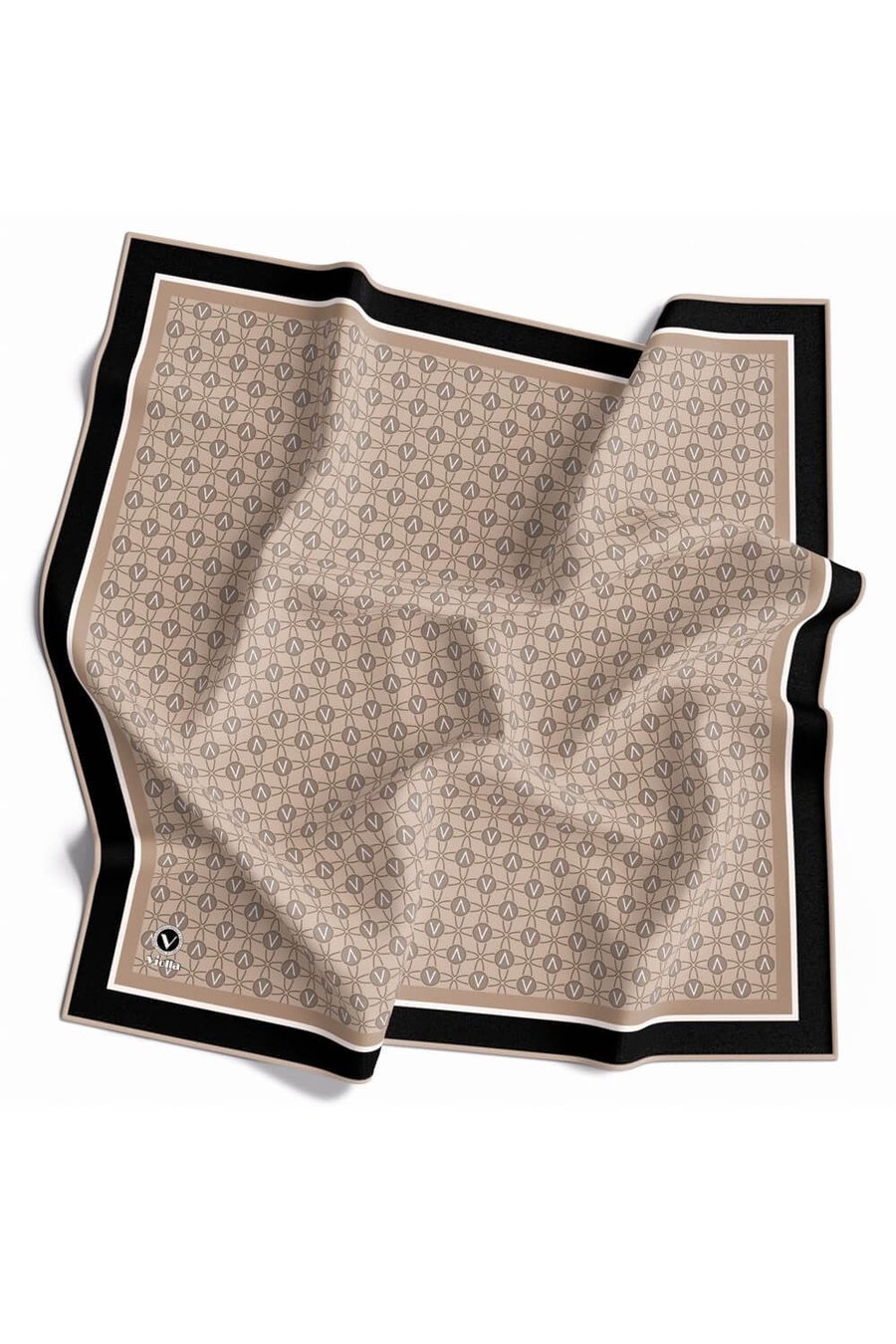 Twill V Desenli Vizon Renkli 90x90 Eşarp (İpek İçermez) Dikim Şekli : El Dikişi Kenar Dikiş Şekli El Dikişli