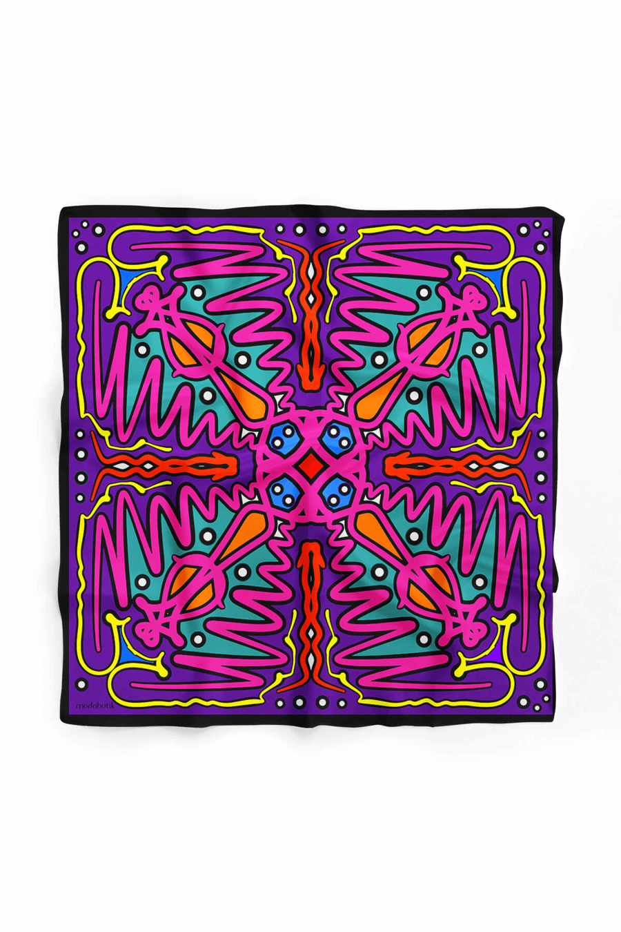 A35 Modabutik Geometrik Desenli Bandana