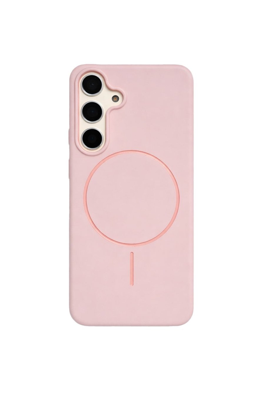 Samsung Galaxy S24 Plus Kılıf – İçi Kadife – MagSafe Uyumlu – Pembe Renk – Telefon Kılıfı