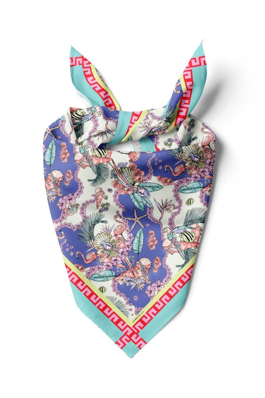 Violla G107 MODERN DENİZ CANLILARI TASARIMLI BANDANA DG12418