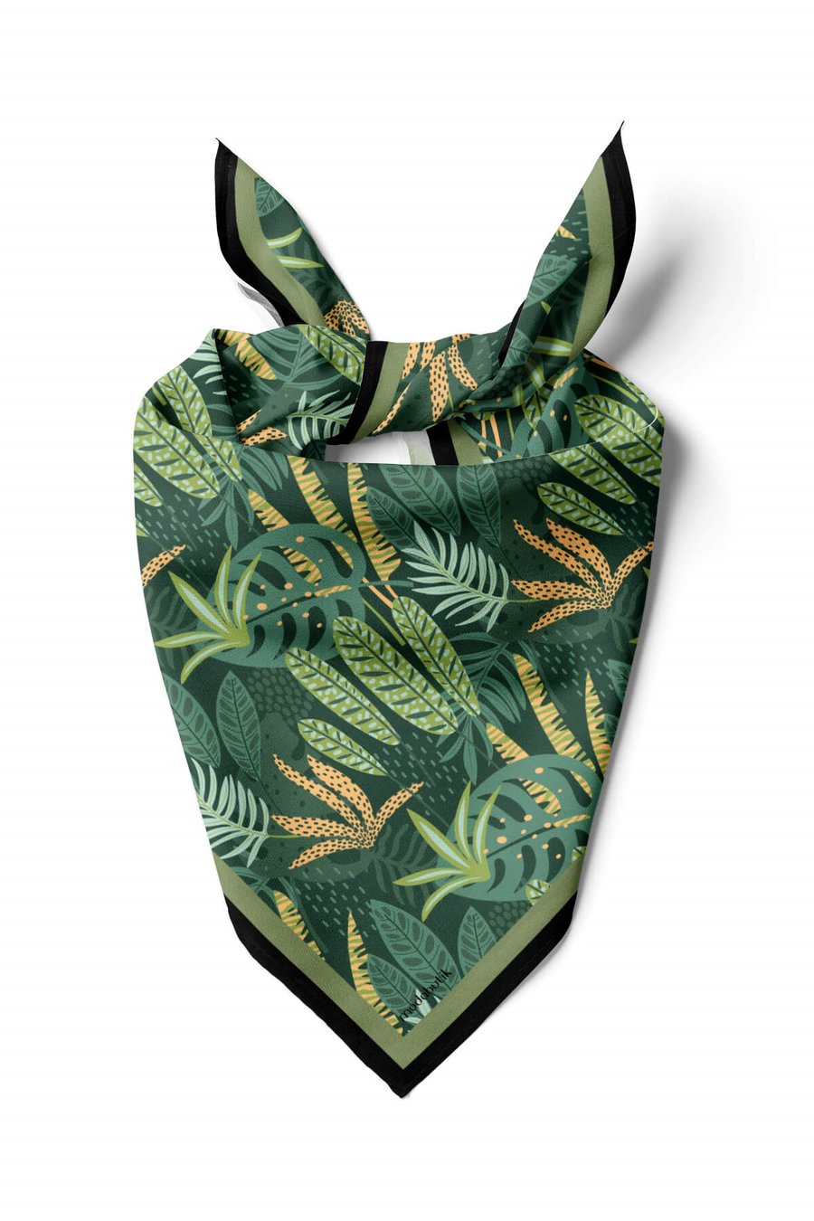 A64 Modabutik Tropik Desenli Bandana