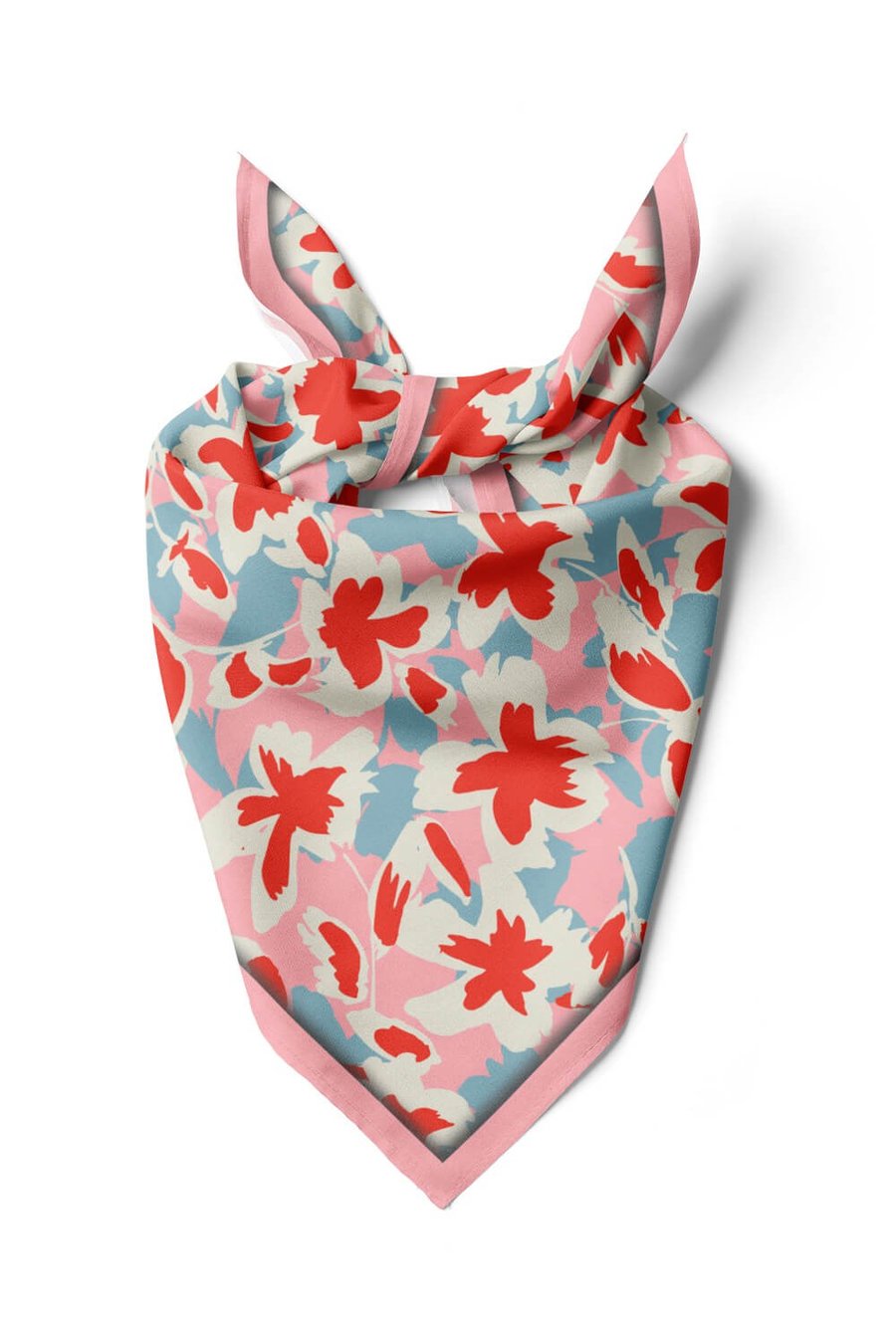 Violla Çiçek Desenli Bandana