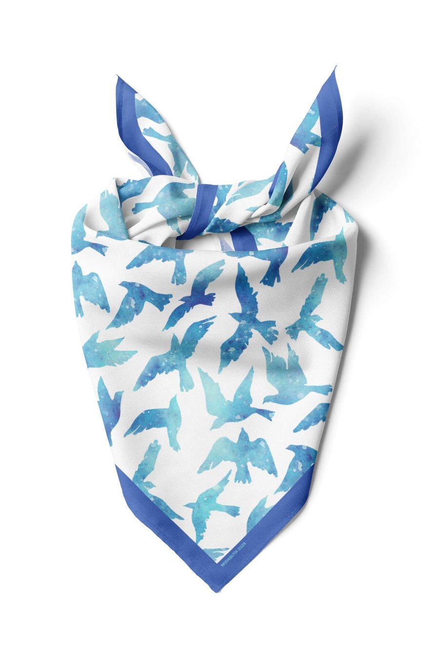 Kuş Desenli Bandana