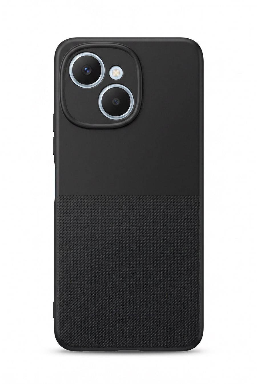 Tecno Spark 40C / Pop 10 Pro Uyumlu Kamera Korumalı Silikon Telefon Kılıfı Darbe Emici İçi Kadife Tırtıklı Kaymaz Yüzeyli Yumuşak Kılıf