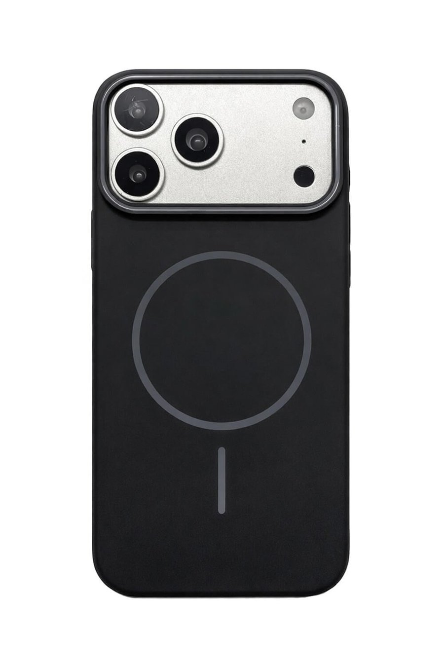 iPhone 17 Pro Max Uyumlu Kamera Çıkıntılı Magsafe Wireless Şarj Özellikli Sert Sararmaz Silikon Kılıf