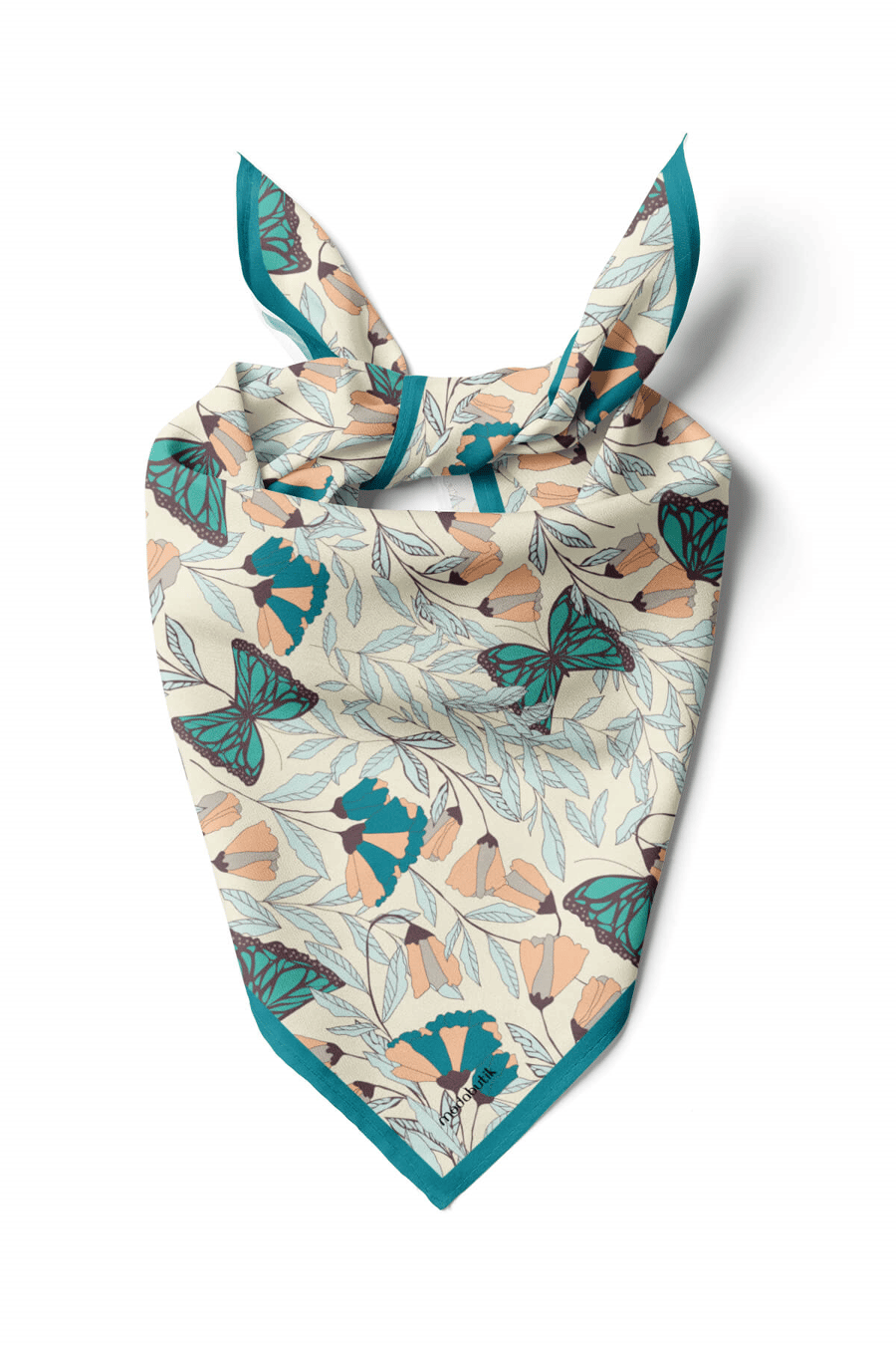 A119 Modabutik Kelebek Desenli Bandana