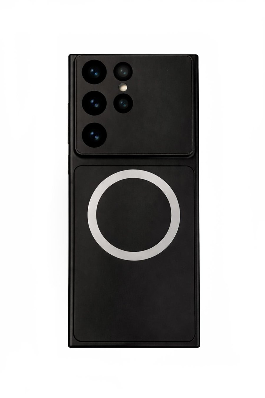 Samsung Galaxy S23 Ultra Uyumlu Kamera Korumalı Magsafe Wireless Şarj Özellikli Full Glass Arka Kapak
