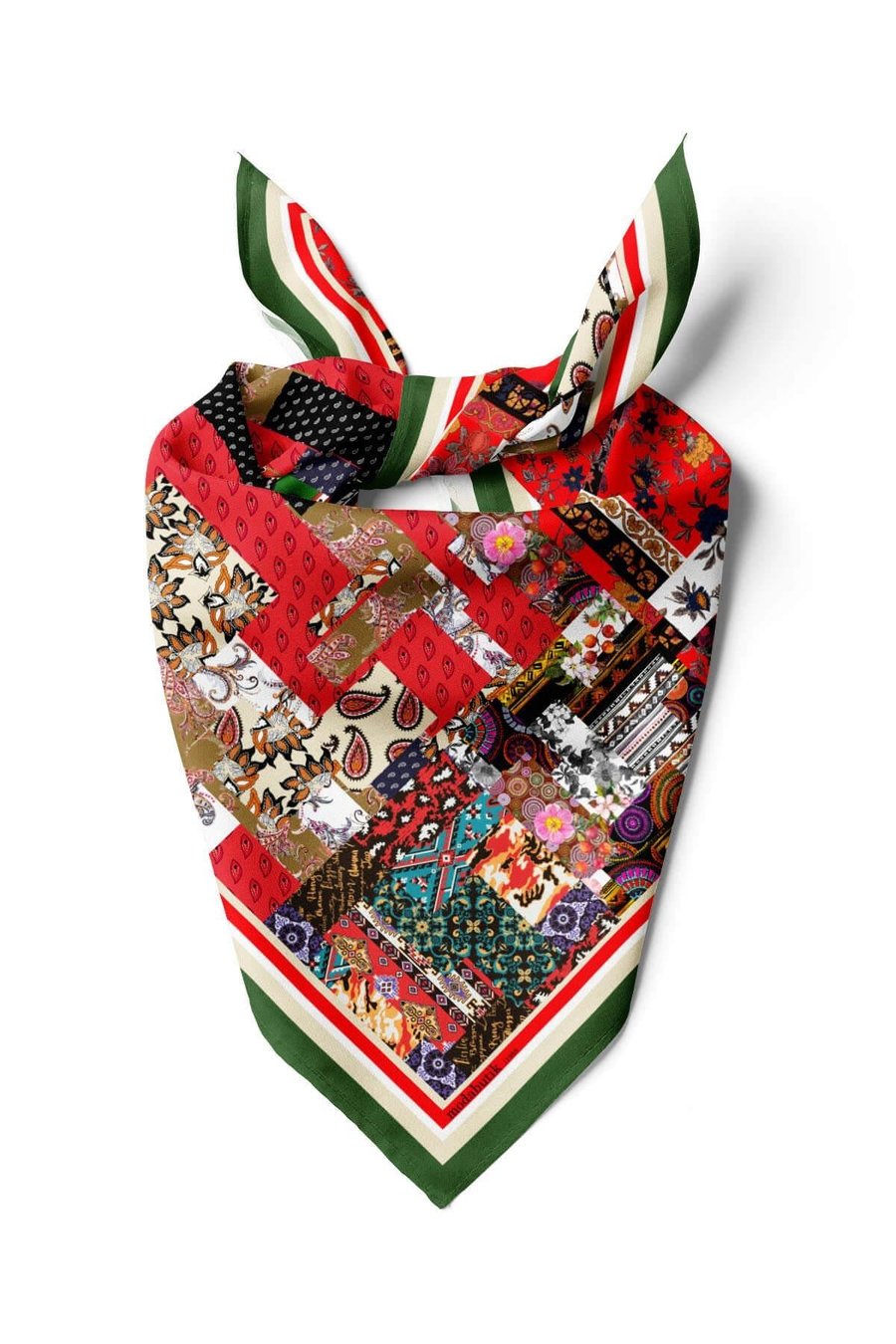 Violla F71 PATCHWORK FOLKLORIK  BANDANA  DG11988