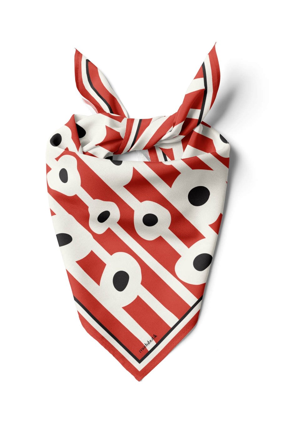 A108 Violla Geometrik Desenli Bandana