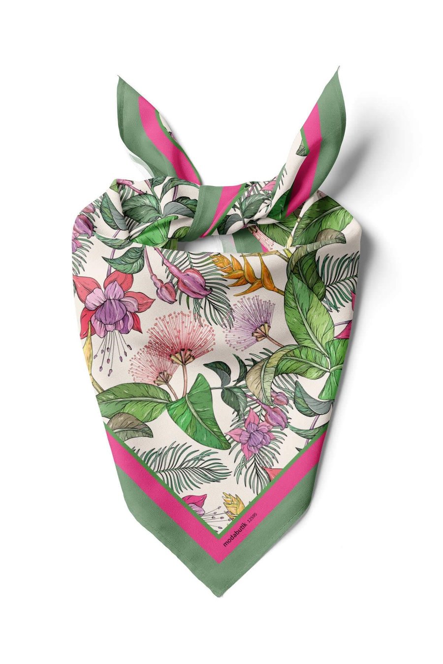 Violla B116 TROPICAL FLOWERS BANDANA