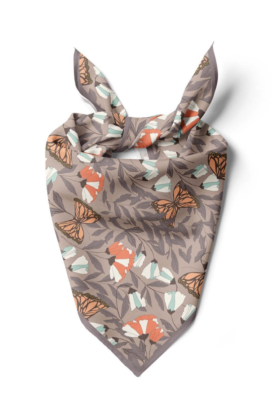 Z26 Violla Kelebek Desenli Bandana
