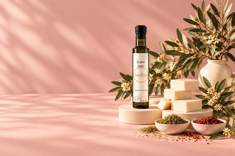 Zeytin sütü ve doğal ürünler