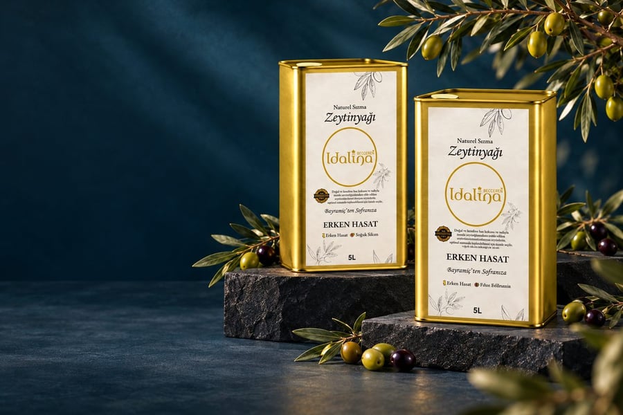 Erken Hasat zeytinyağı 5 L teneke