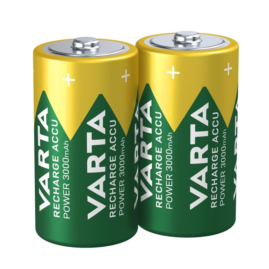 Varta 56714 Power 3000mAh C Şarj Edilebilir Orta Boy Pil 2'li Paket