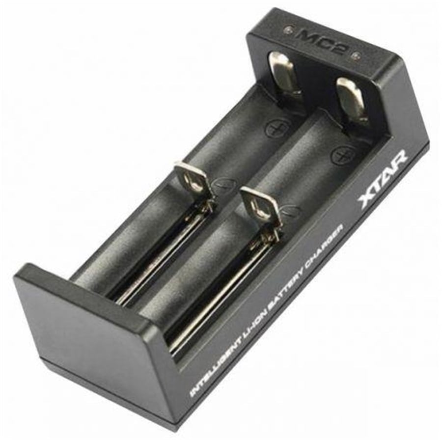 Xtar MC2 Şarj Aleti, Panasonic NCR18650B Li-ion Pil, ORION 18650 Pil taşıma kutusu / 4'Lü SET