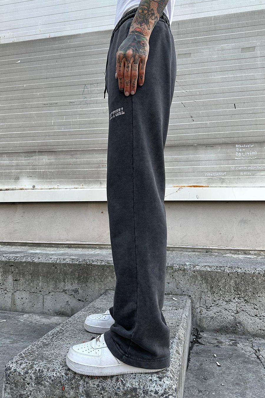 Acid Wash Acid Wash Actual PM Baggy Eşofman