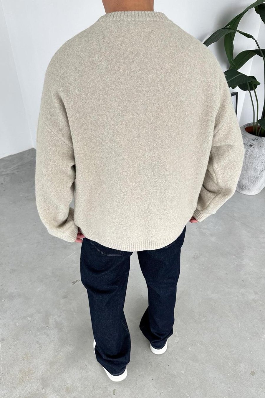 Bej Soft Premium Oversize Kazak