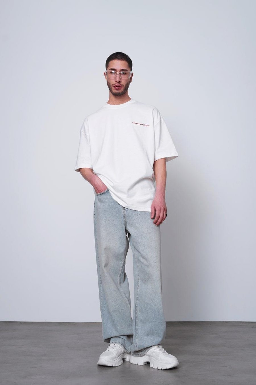 Beyaz Beyaz Goodrich PM Oversize Tişört