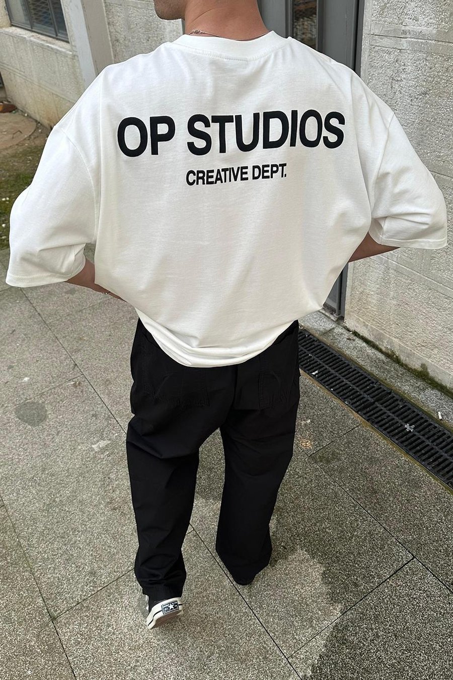 Beyaz Studios Creative OUTPLENTY PREMİUM Oversize Tişört