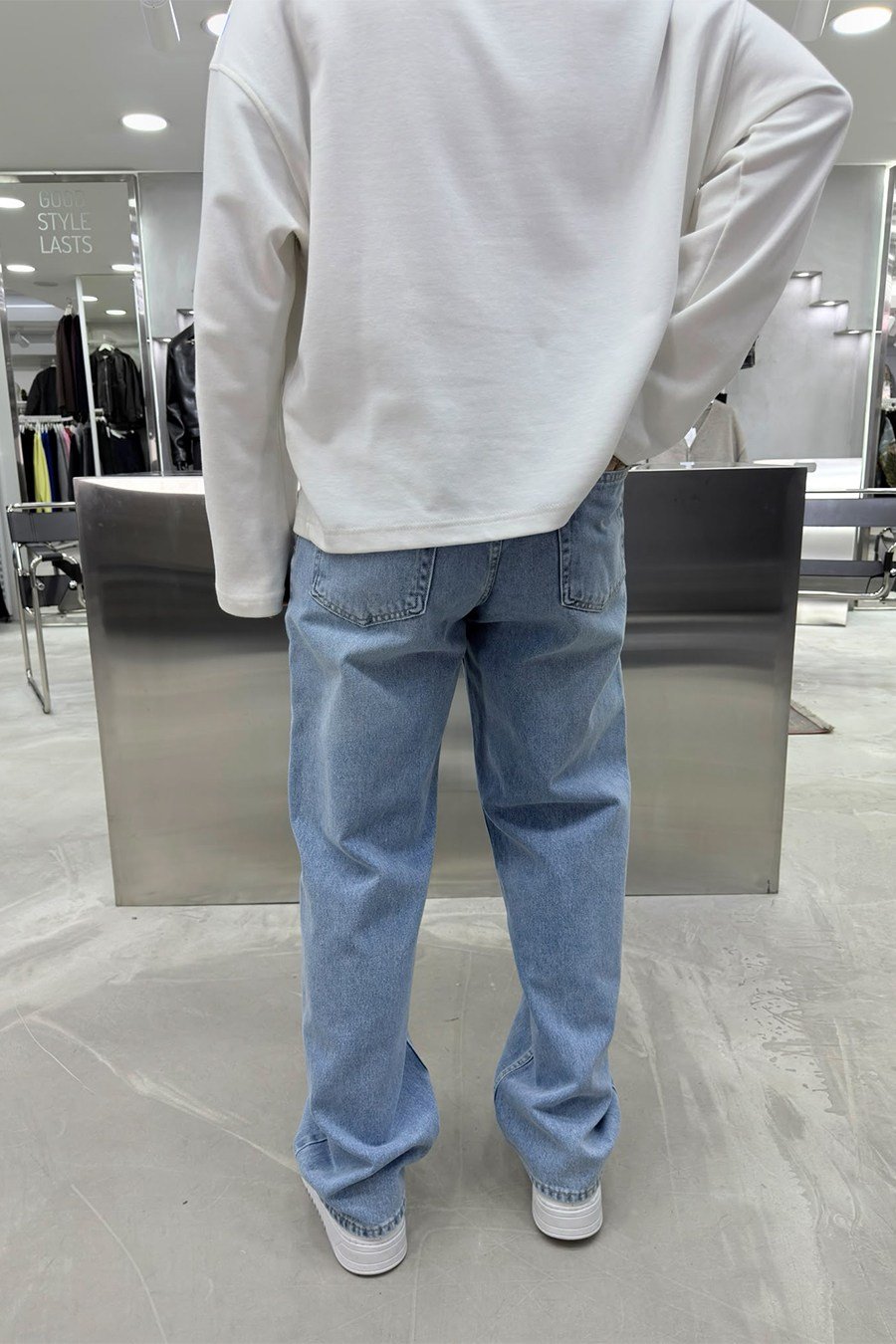 Buz Mavi Basic Premium Regular Pantolon