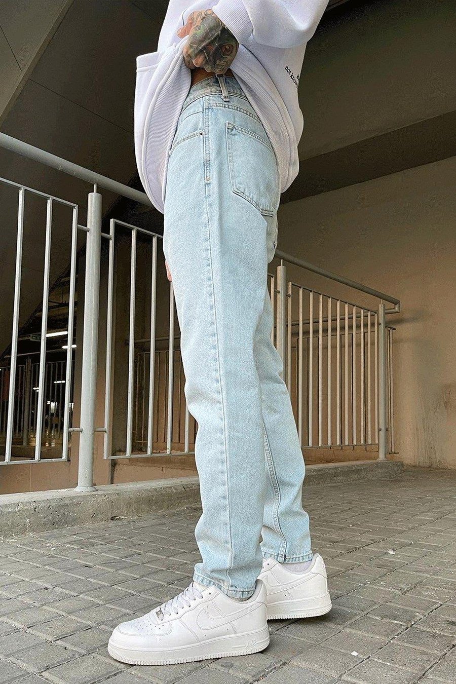 Buz Mavi Dokulu Mavi D1508 Regular Fit Jean