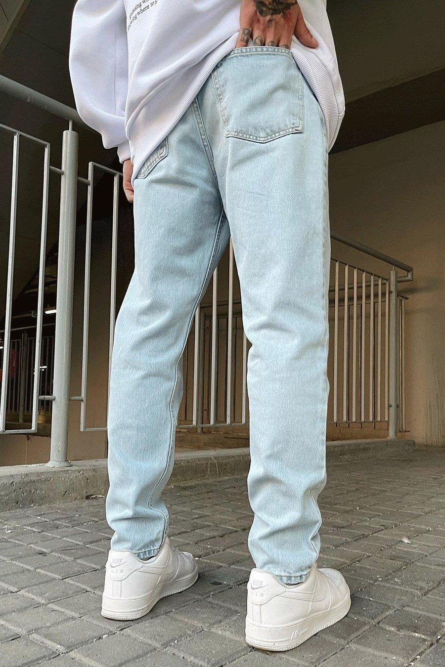 Buz Mavi Dokulu Mavi D1508 Regular Fit Jean
