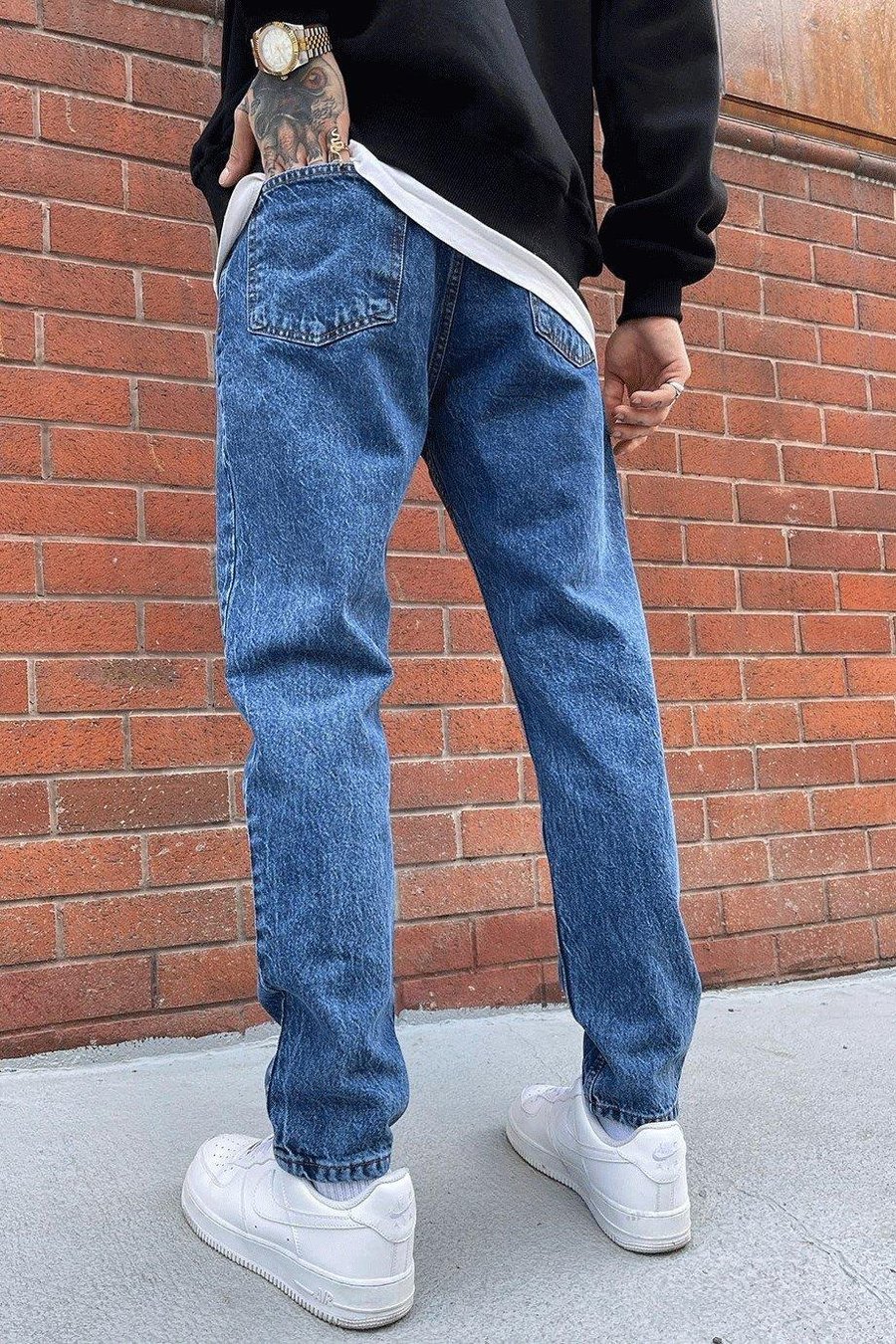 Dokulu Mavi Dokulu Mavi D1508 Regular Fit Jean