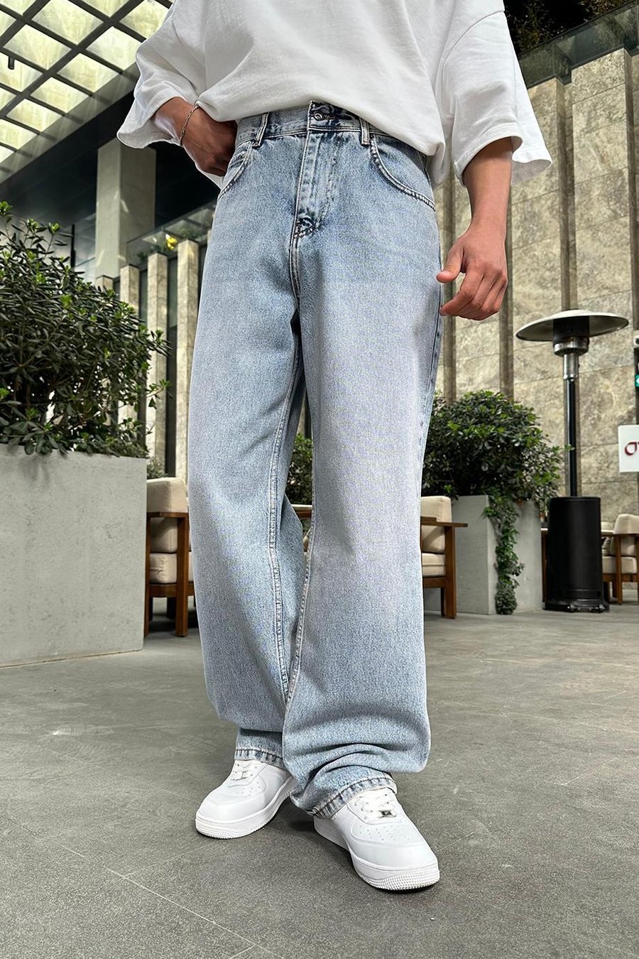 Dokulu Mavi Dokulu  R21 DL Old School Baggy Pantolon