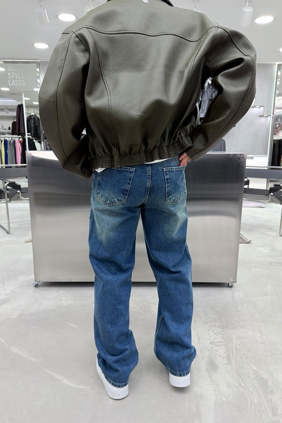 Eskitme Mavi Soft Degrade Premium Baggy Pantolon