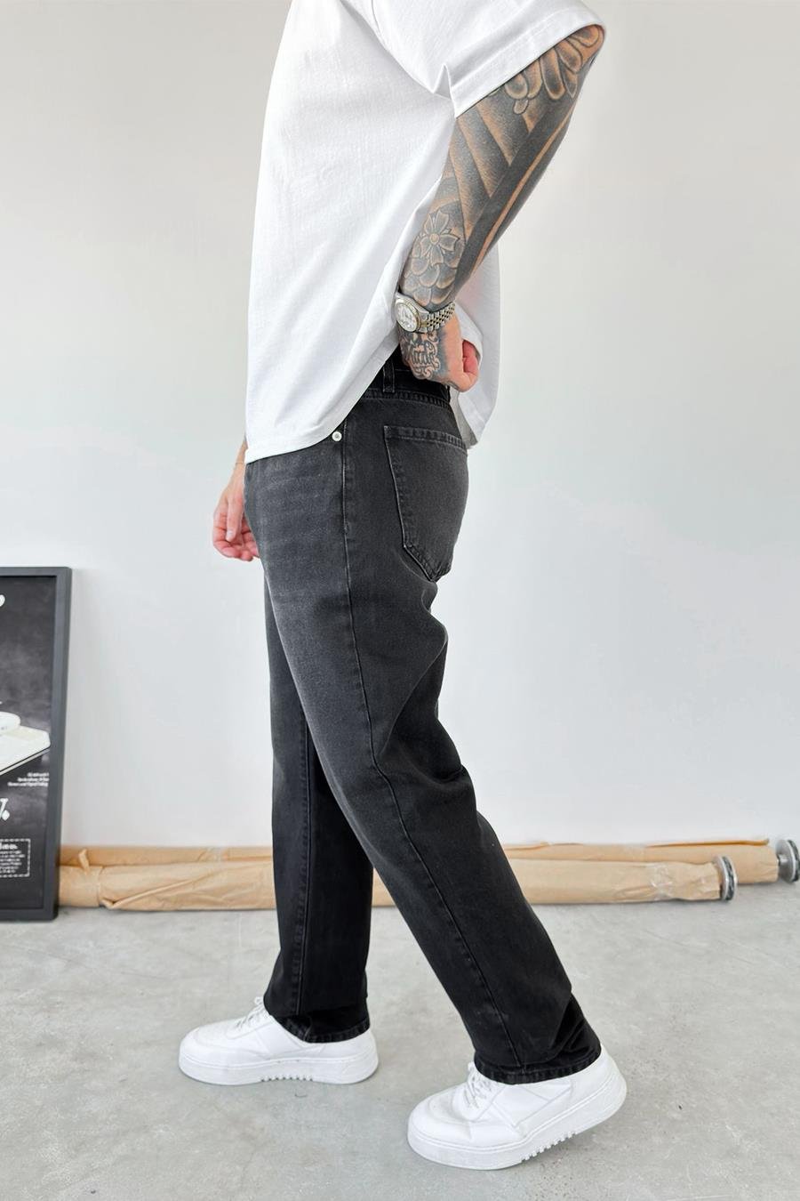 Füme Basic Baggy Pantolon