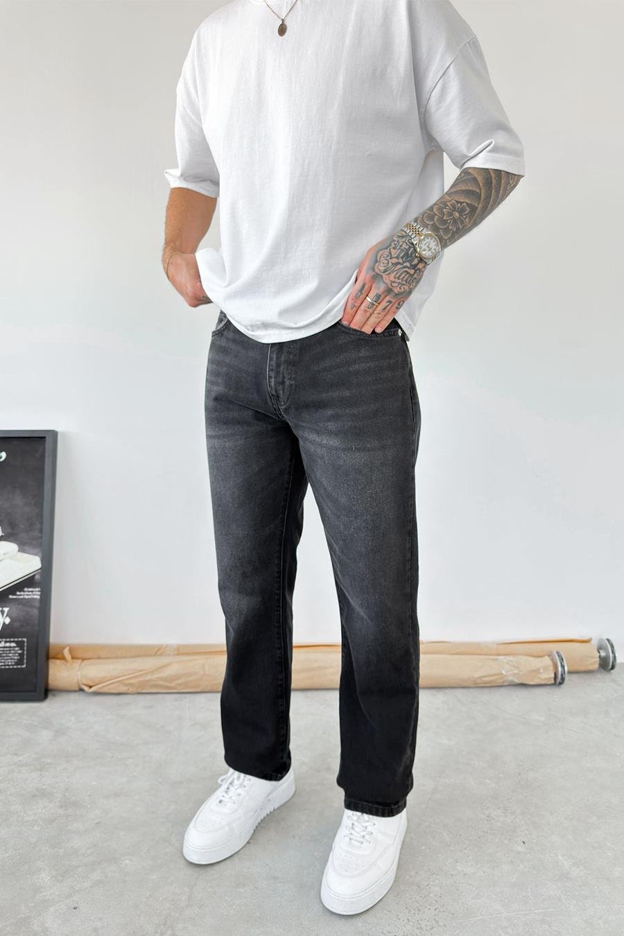 Füme Basic Baggy Pantolon