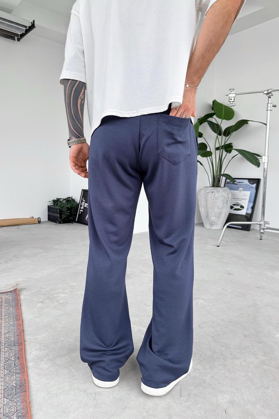 Füme Basic Çımalı Baggy Eşofman