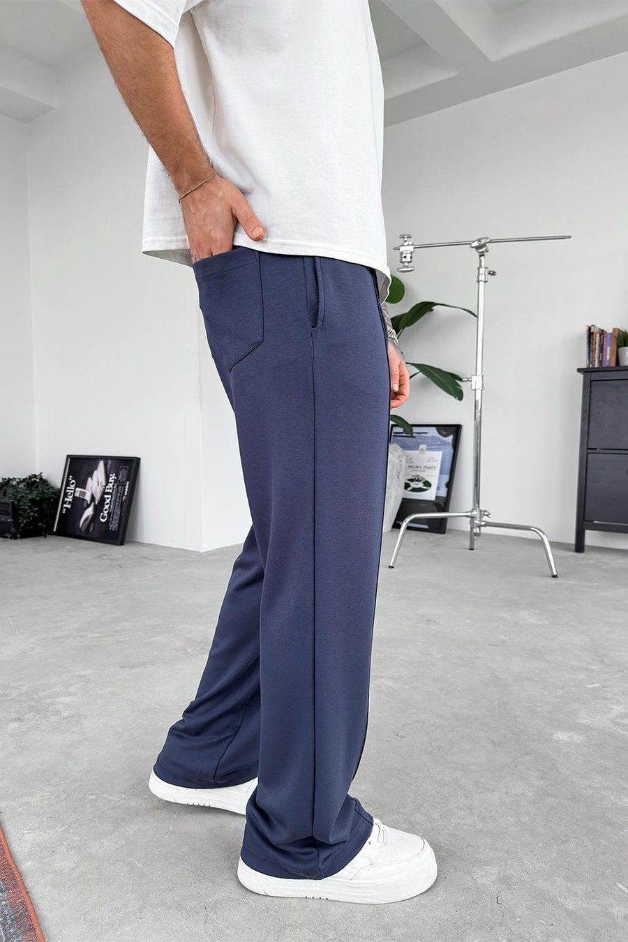 Füme Basic Çımalı Baggy Eşofman