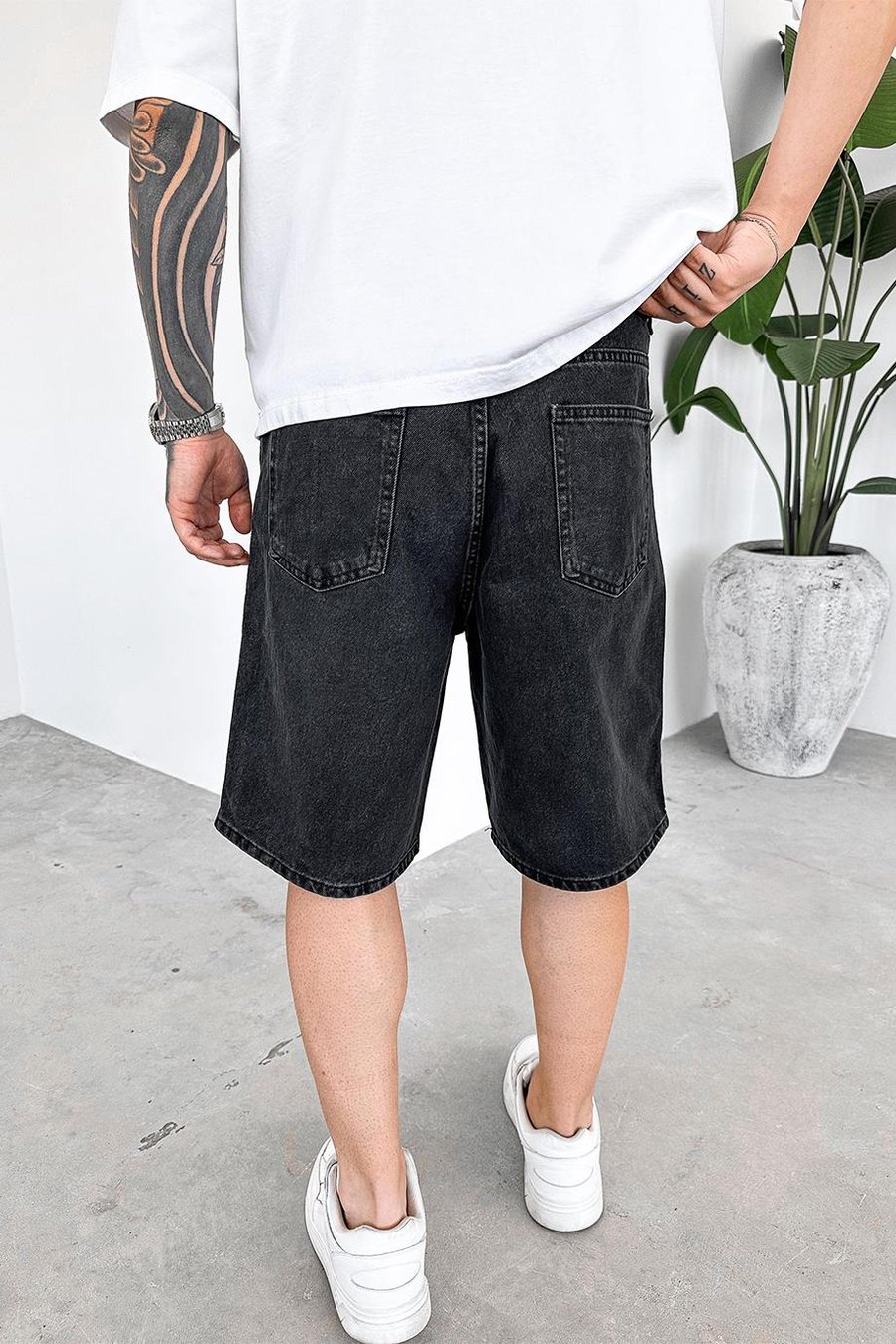 Füme Basic Premium Baggy Kot Şort
