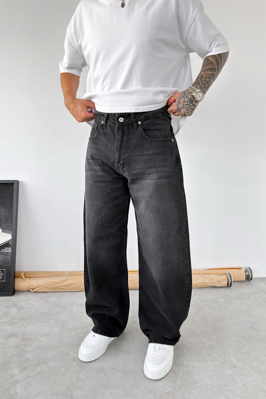 Füme Premium Süper Baggy Pantolon