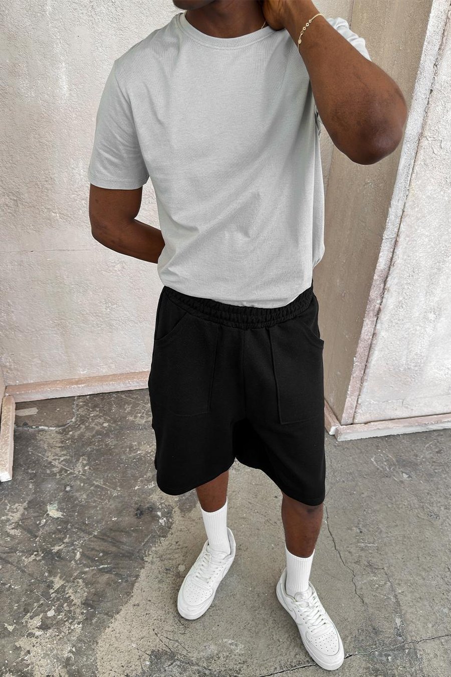 Gri Basic Premium Regular Fit Tişört