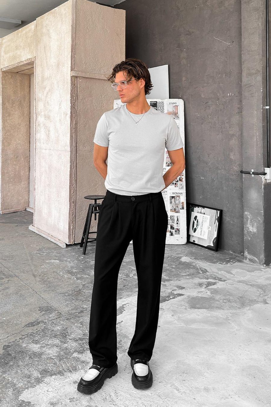 Gri Basic Premium Regular Fit Tişört