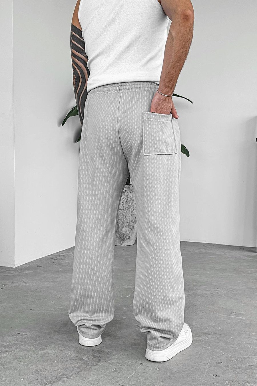 Gri Chill Zone Baggy Pantolon