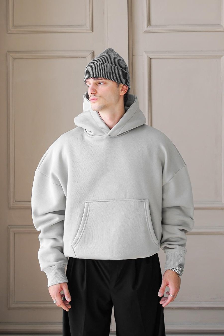 Gri Cozy Basic Oversize Sweatshirt