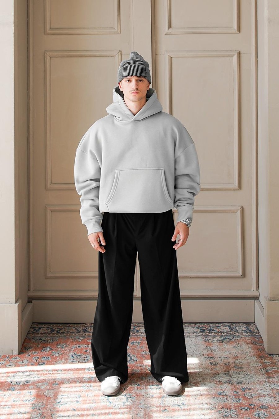 Gri Cozy Basic Oversize Sweatshirt