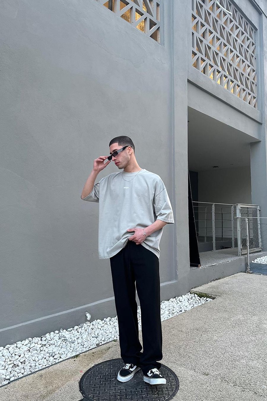 Gri Studios Creative OUTPLENTY PREMİUM Oversize Tişört