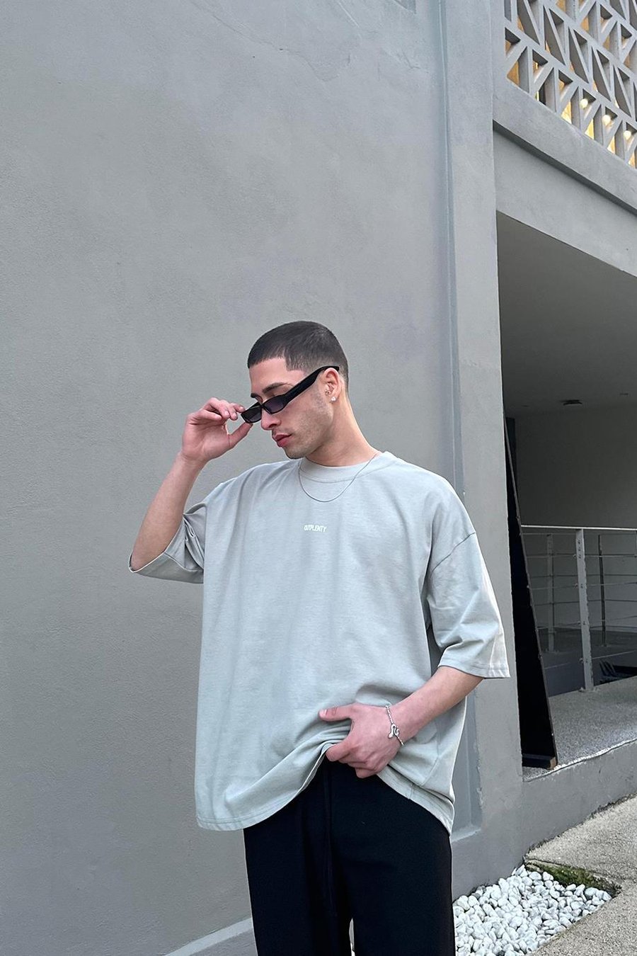 Gri Studios Creative OUTPLENTY PREMİUM Oversize Tişört